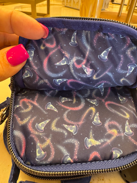 Disney Parks Sorcerer Mickey Lug Skeeter Mini Convertible Crossbody Bag 2025