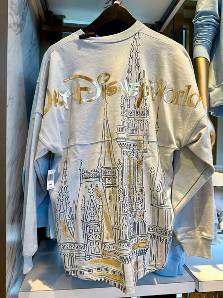 Disney Parks Cinderella Castle Spirit Jersey 2026 Fireworks Walt Disney World ADULT WDW Light Blue