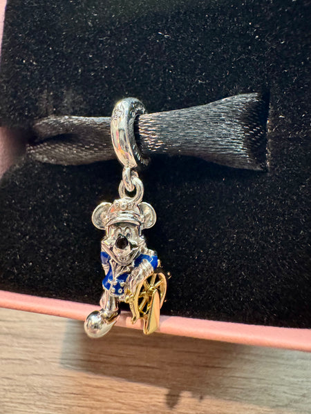 Disney Cruise Line Pandora Captain Mickey Dangle Charm 2026 DCL