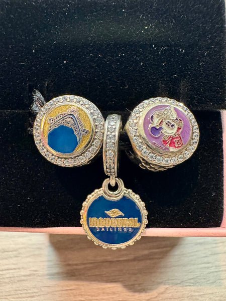 Disney Cruise Line Pandora Destiny Inaugural 3 Charm Set DCL 2026