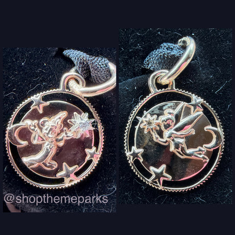 Disney Parks Pandora 14k Gold Sorcerer Mickey Tinker Bell Charm Lab Grown Diamond 2026 Exclusive D23