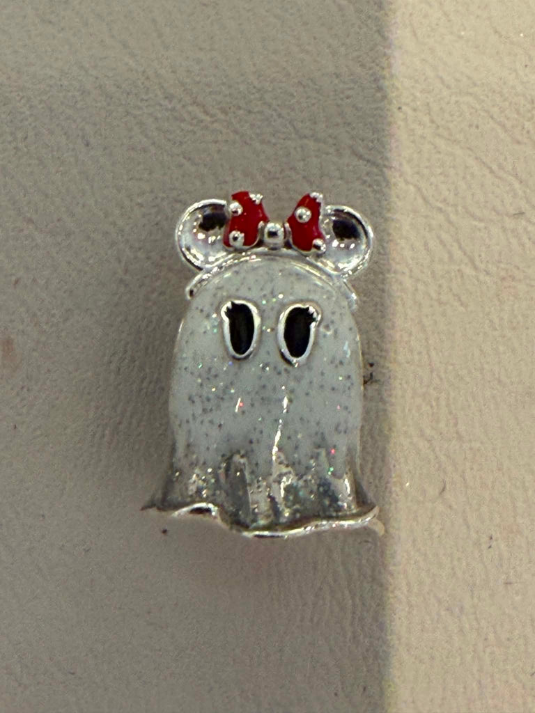 Disney Parks Pandora Minnie Mouse Ghost Charm 2026 Park Exclusive