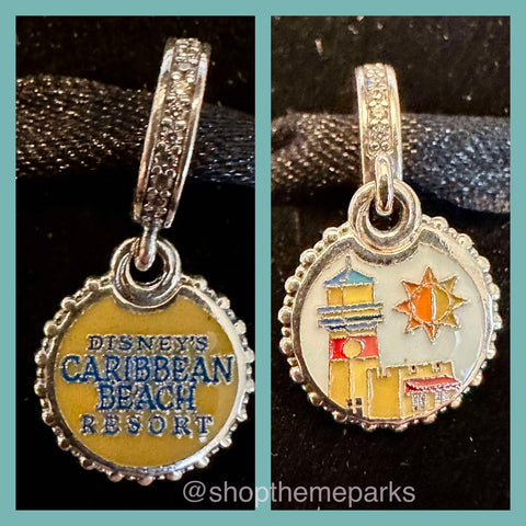 Disney Parks Pandora Caribbean Beach Resort Dangle Charm Exclusive