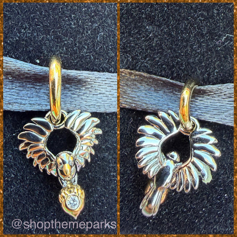 Disney Parks Pandora Maleficent's Raven Dangle Charm 2026 Exclusive Premium Princess Collection