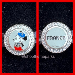 Disney Parks Pandora EPCOT France World Showcase Mickey Mouse Button Charm Park Exclusive