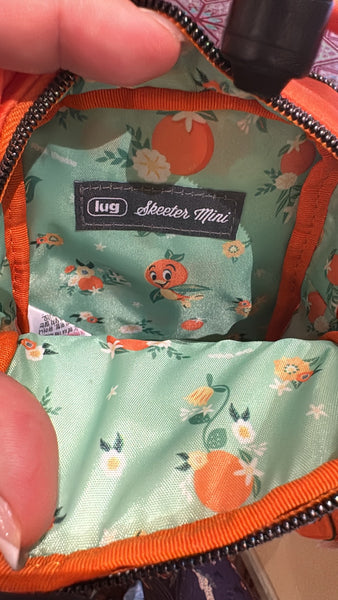 Disney Parks x Lug Orange BIrd Skeeter Mini Convertible Crossbody Bag Magic Kingdom 2024