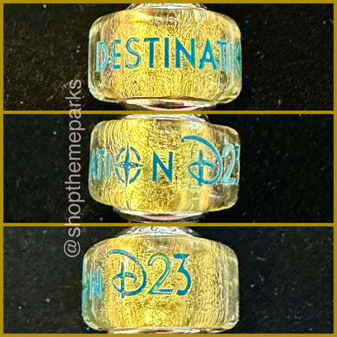 Disney Parks Pandora Destination D23 Murano Charm Exclusive 2025