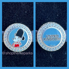 Disney Parks Pandora EPCOT UK United Kingdom World Showcase Mickey Mouse Button Charm Park Exclusive
