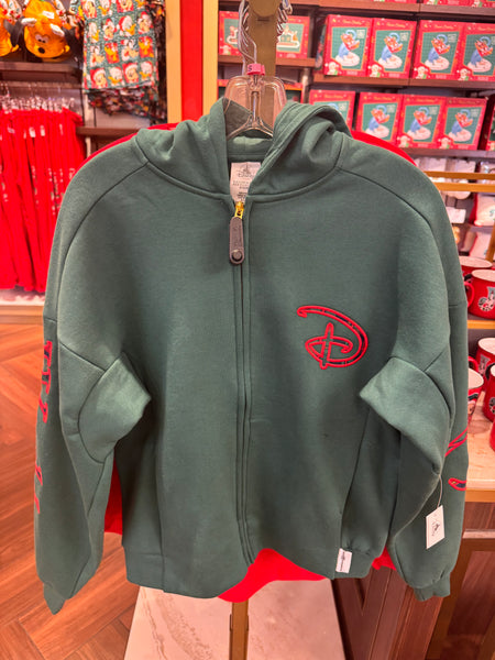 Disney Parks Holiday Plaid Zip Hoodie 2025 NWT Walt Disney World ADULT