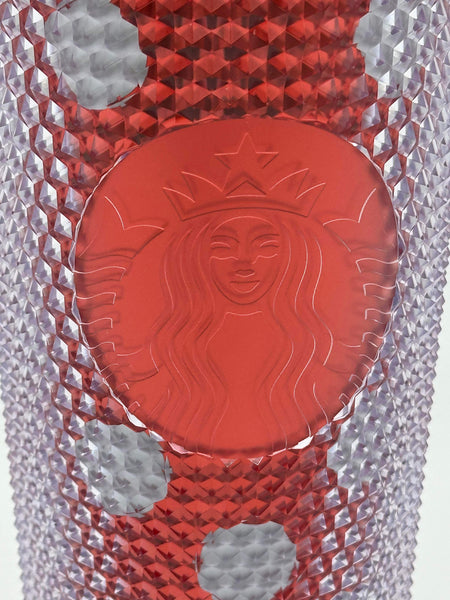 Disney Parks Starbucks WDW Minnie Mouse Polka Dot Geometric Tumbler Studded Cup