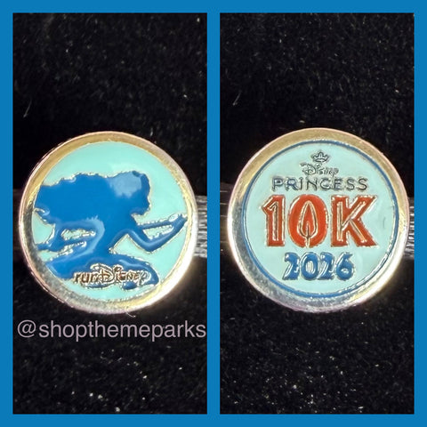 Disney Parks Pandora RunDisney Moana Princess Half Marathon 10K Bead Charm 2026