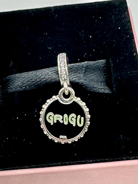 Disney Parks Pandora Star Wars Grogu Baby Yoda Dangle Charm 2023 The Mandalorian