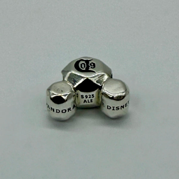 Disney Parks Pandora Charm Disneyland 60th Mickey Mouse Icon Silver