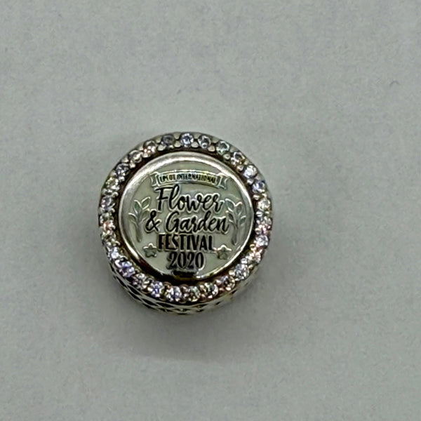 Disney Parks Pandora Charm with Minnie Mouse.  EPCOT Flower Garden Festival 2020