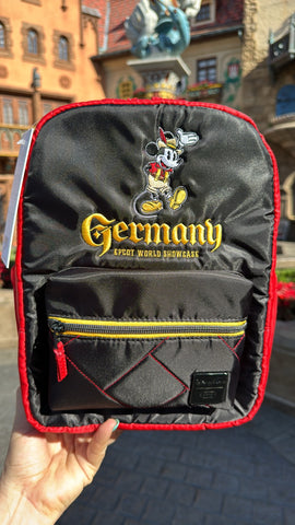 Disney Parks Lug Epcot Germany Backpack Volley Mini Mickey Mouse
