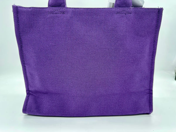 Disney Parks Walt Disney World Cinderella Castle Purple Canvas Bag NWT 2025