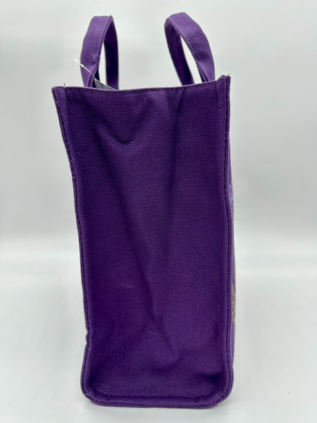 Disney Parks Walt Disney World Cinderella Castle Purple Canvas Bag NWT 2025