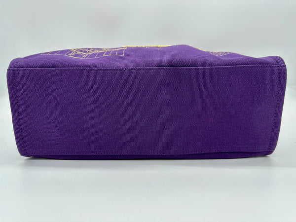 Disney Parks Walt Disney World Cinderella Castle Purple Canvas Bag NWT 2025