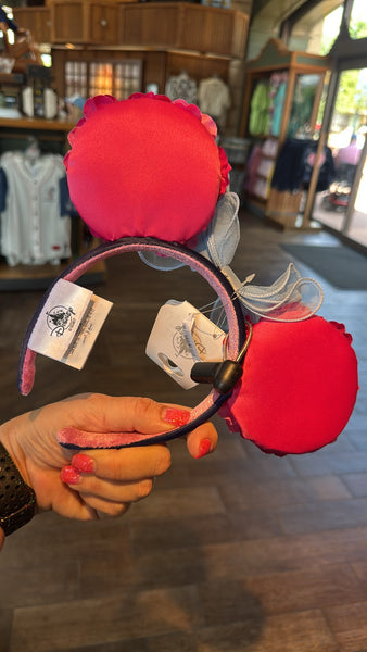 Disney Parks Epcot United Kingdom Rose Minnie Mouse Ears Headband 2026