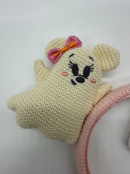 Disney Parks Mickey Minnie Mouse Cute Ghost Ears Headband Halloween 2025