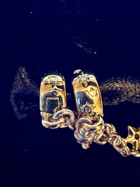 Disney Parks Pandora Gold Silver Fantasyland Castle Safety Chain Park Exclusive 2026