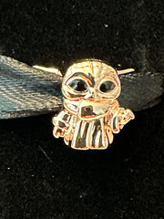 Disney Parks Pandora Star Wars Grogu Rose Gold Plated Charm 2023 The Mandalorian