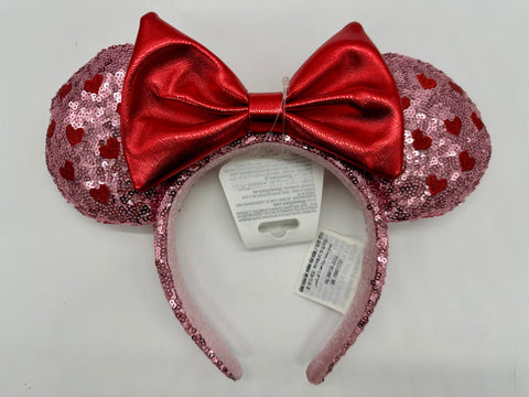 Disney Parks Valentine's Day Minnie Mouse Ears Headband 2026