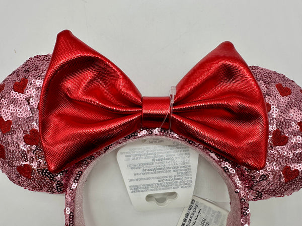 Disney Parks Valentine's Day Minnie Mouse Ears Headband 2026