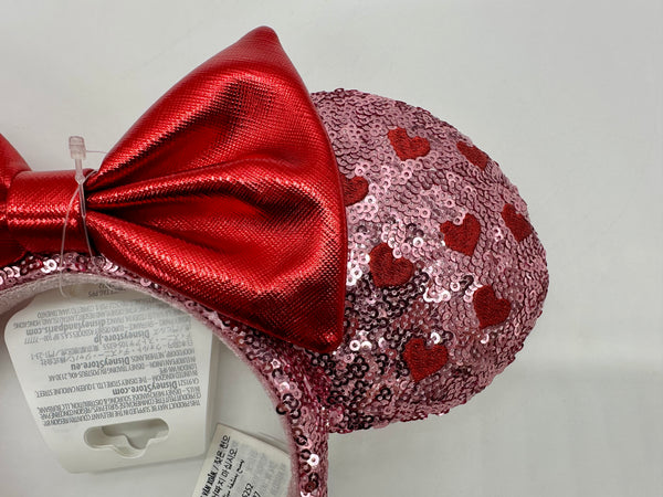 Disney Parks Valentine's Day Minnie Mouse Ears Headband 2026