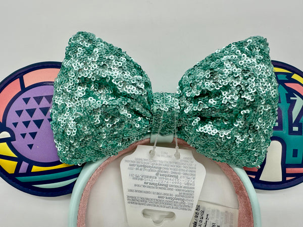 Disney Parks WDW Four Parks Minnie Mouse Ears Headband Epcot Magic Kingdom 2026