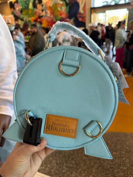 Disney Parks Loungefly EPCOT Festival of the Holidays 2025 Figment Spaceship Earth