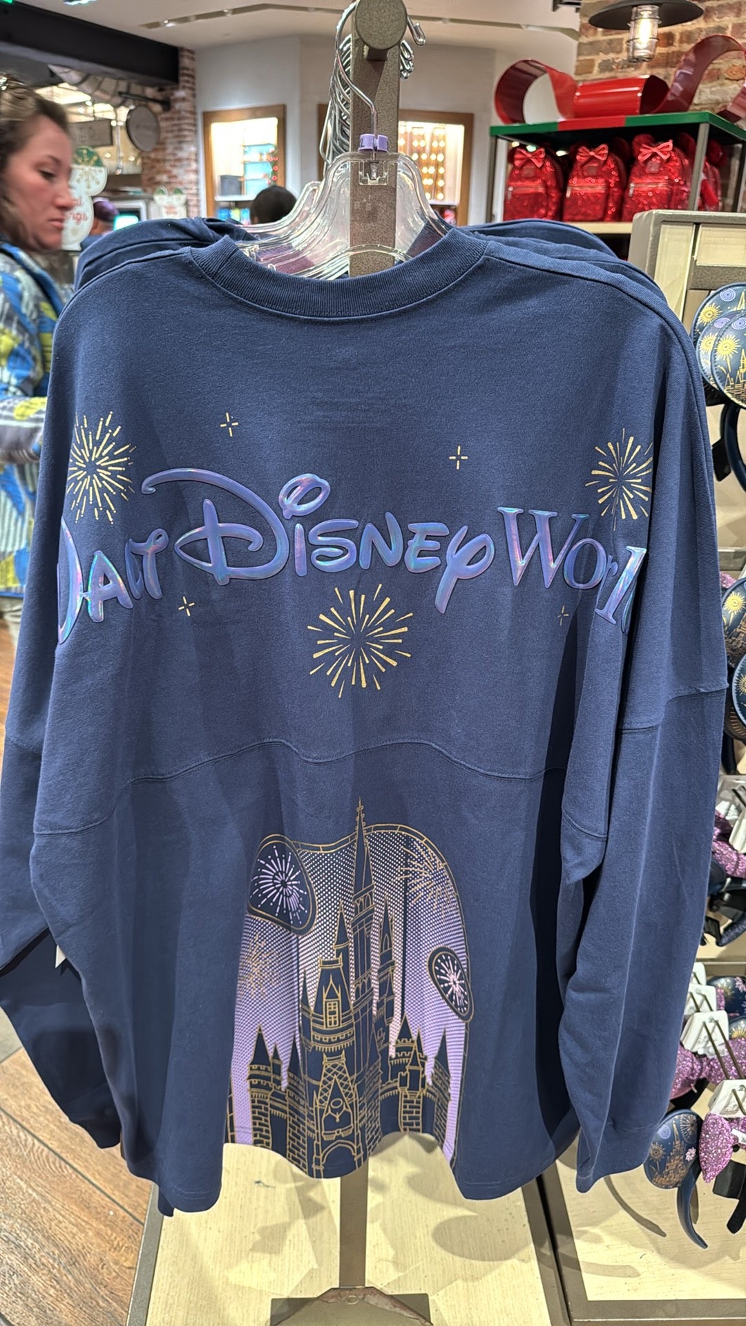 【Disney】Walt Disney World お城＆花火 スピリットジャージー 2024.8.15 アメリカ フロリダのディズニーパーク 「Walt Disney