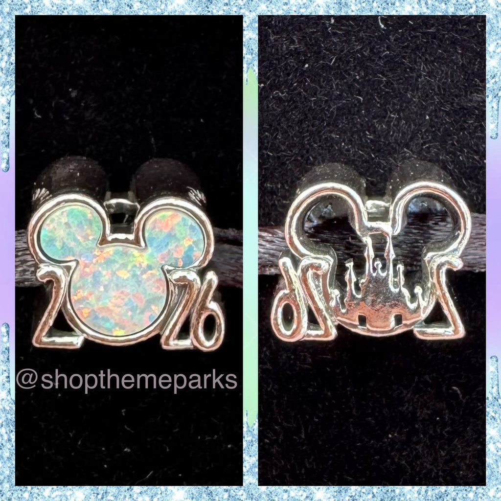 Disney Parks Pandora 2026 Opal Mickey Icon Charm Exclusive