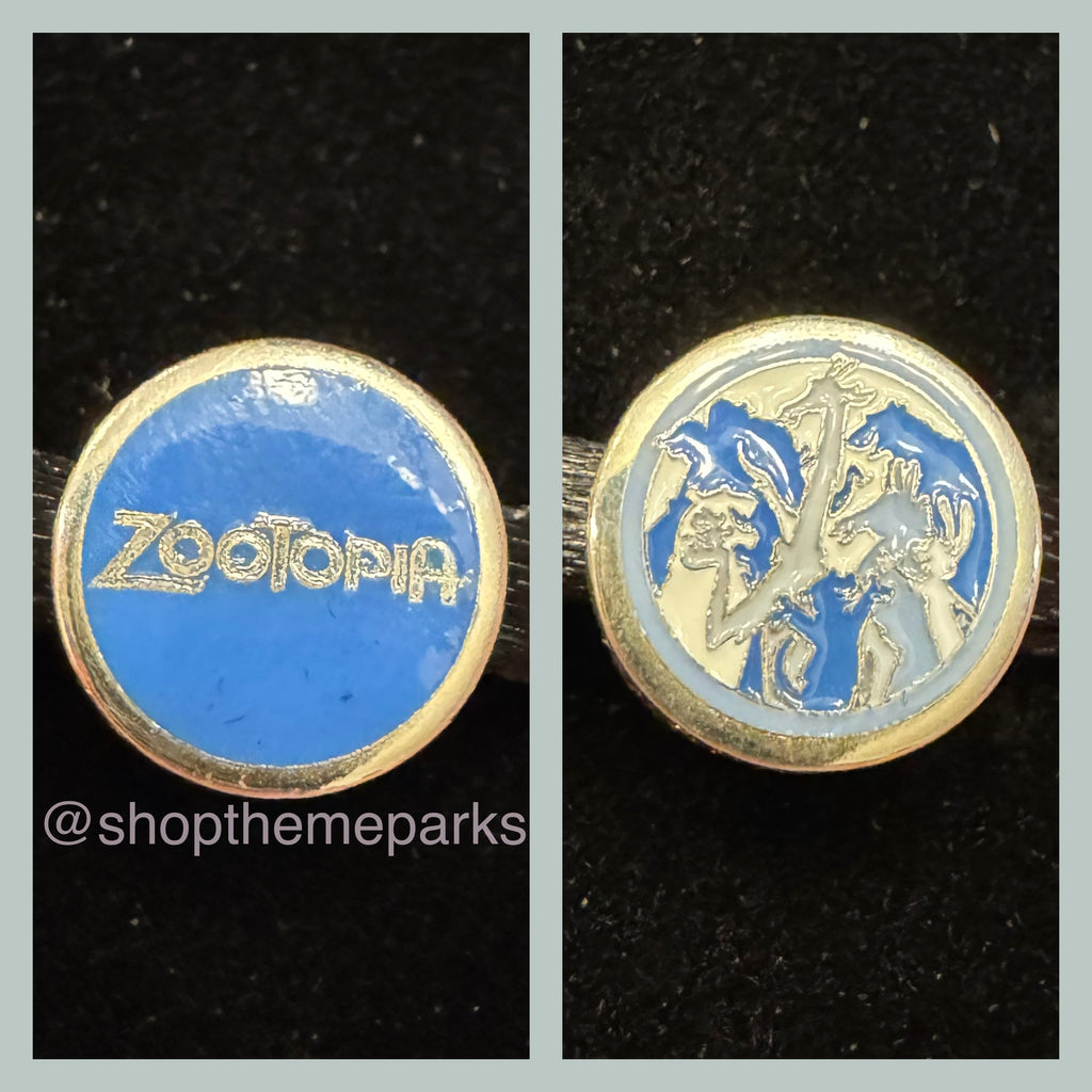 Disney Parks Pandora Blue Zootopia Exclusive Button Charm 2025