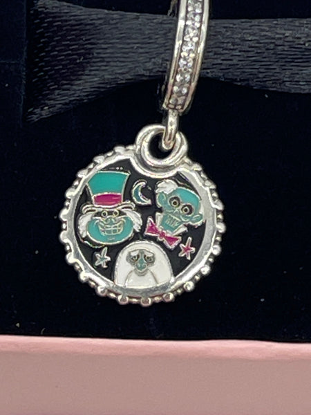 Disney Parks Pandora Hitchhiking Ghosts The Haunted Mansion Charm NIB 2023 WDW DL