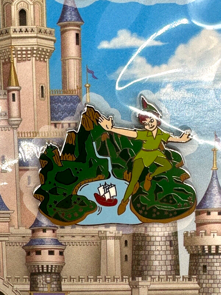Disney Parks Attractions Alice Tea Cups Peter Pan Mickey Bagheera Four Pin Set