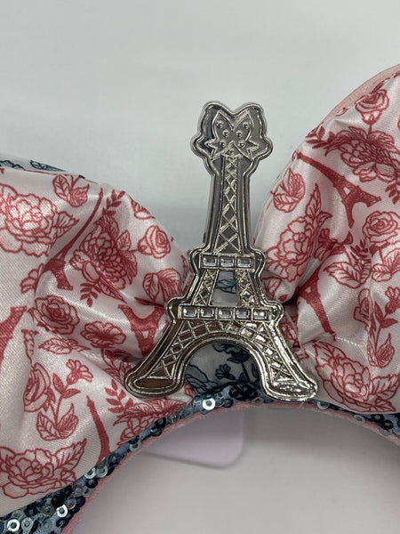 Disney Parks Epcot Paris France Eiffel Tower Minnie Mouse Ears Headband Toile