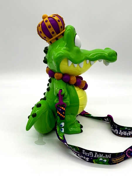 Universal Studios Mardi Gras Parade King Gator Popcorn Bucket Light Up 2024