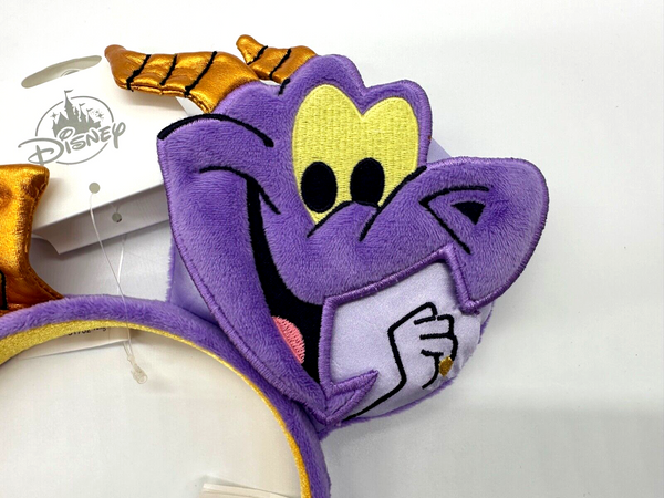 Disney Parks Figment Journey Imagination Plush Minnie Ears Headband NWT 2023