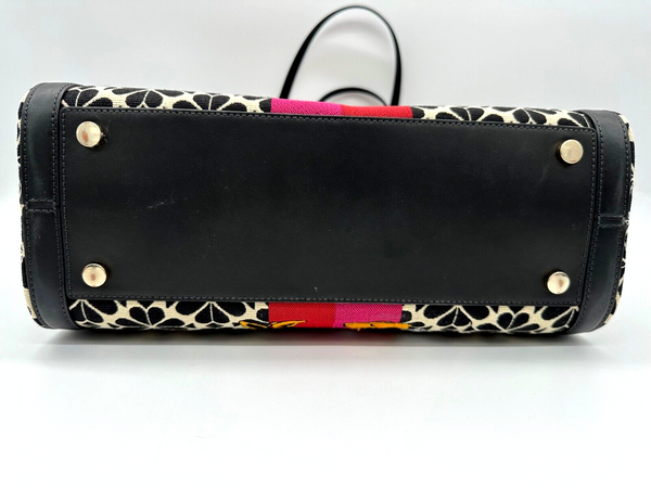 Disney X Kate Spade Mickey Minnie Mouse Flower Jacquard Tote Bag Medium 100 NWT
