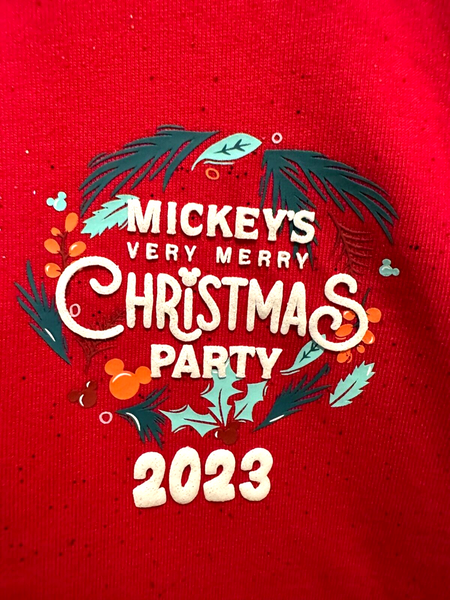 Disney Parks Mickey Very Merry Christmas Party Spirit Jersey XXL 2023 NWT MVMCP