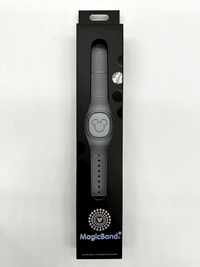 Disney Parks Grey Magic Band + MagicBand+ Ready to Link Solid