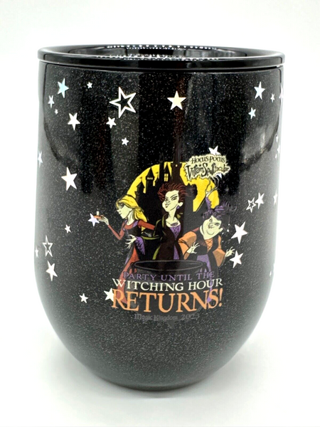 Disney Mickeys Not So Scary Hocus Pocus Corkcicle Tumbler Wine Cup Stemless 2023