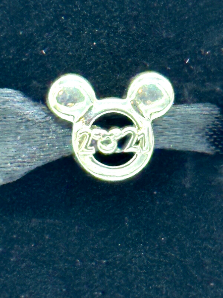 Disney Parks Mickey Mouse Icon Pandora Charm Aqua NIB 2021 Exclusive WDW DL NIB