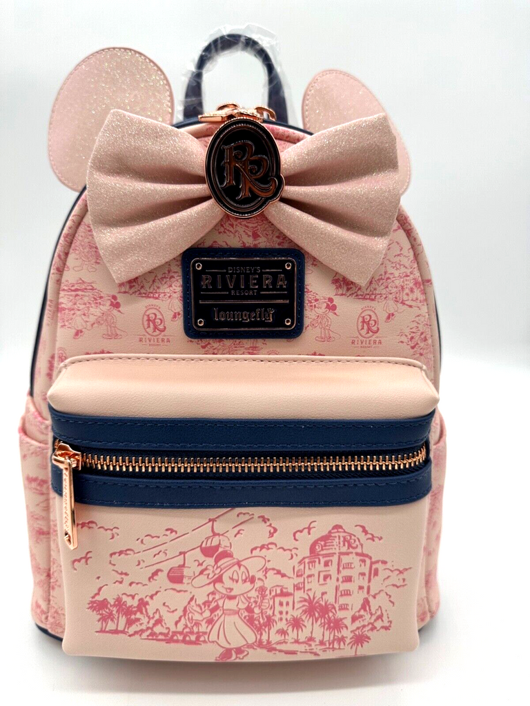 Disney Parks Riviera Resort Minnie Pink Backpack Loungefly DVC