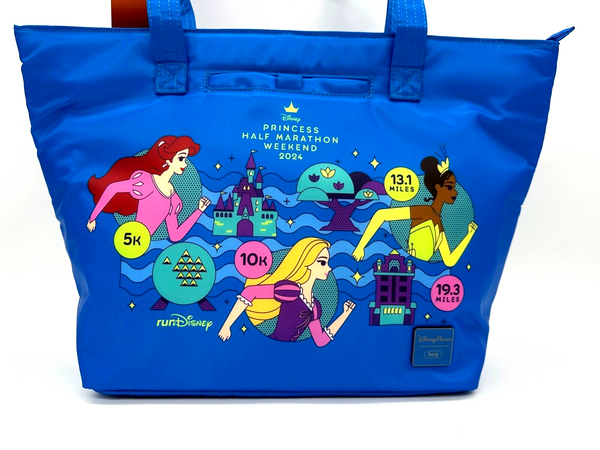 Disney Parks X Lug RunDisney Princess Half Marathon Weekend Skyliner Tote Bag NWT