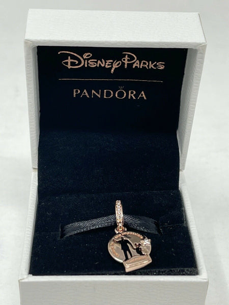 Disney Parks Pandora Partners Statue Walt Mickey Mouse Rose Gold Charm 2021 WDW