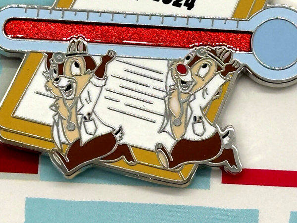 Disney Parks Doctors Day Pin Chip and Dale Limited Release 2024 WDW DL