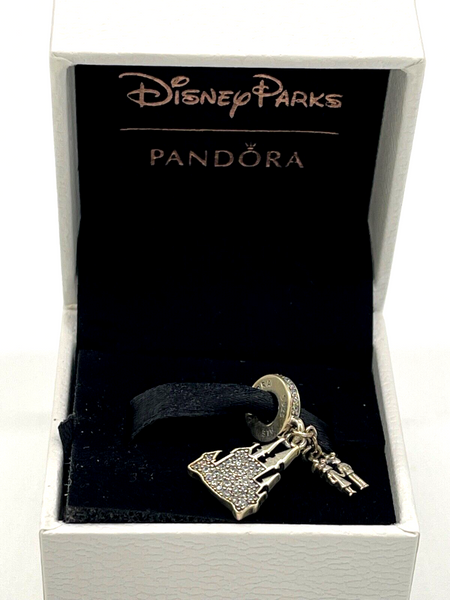Disney Parks Pandora Couple Castle Forever Dangle Charm WDW DL Exclusive NIB