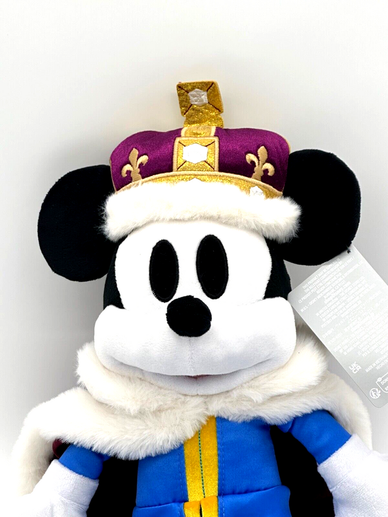 Disney Parks King Mickey Mouse Plush United Kingdom London Epcot NWT 2 Shop Theme Parks